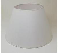 Suspension Cône, Abat-jour, Tissu Coton avec dos PVC Blanc, pour Lampe à Suspension, Lampadaire, Produit Artisanal (Ivoire, DM INF : 40 cm, DM SUP : 22 cm, HAUTEUR : 25 cm)