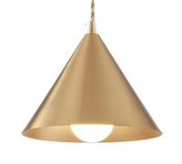 Suspension Conique créative en Fer, culot E27, luminaire décoratif de Plafond encastré, idéal pour Un Salon, Une Salle à Manger ou Un Couloir