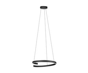 Suspension connectée ANDABAIA-Z LED 42,5W en aluminium et acier noir D600mm