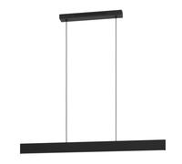 Suspension connectée ANDREAS-Z LED 2X19W en acier noir 1170x70x1100mm