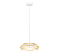 Suspension connectée YUKU-Z LED 22W en acier blanc D460mm