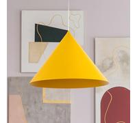 Suspension Cono, à 1 lampe, Ø 50 cm, jaune, E27 Cono TK Lighting, dimmable, orange / jaune, Salon / Salle à manger, Métal, Moderne