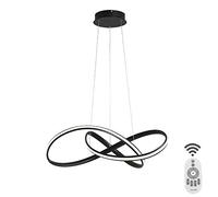 Suspension contemporaine irrégulière en Acrylique pour Salon et Chambre à Coucher, Lustre LED Moderne Noir 50 cm, fabriqué en Chine