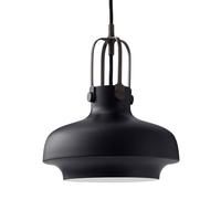 &Tradition Suspension Copenhagen SC6 noir H 25cm/câble de textile noire 400cm