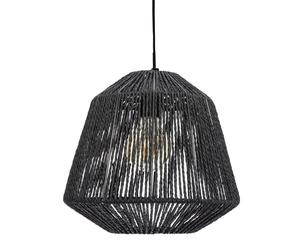 Suspension corde etnik jily noir d29