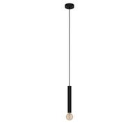 Suspension CORTENOVA E27 1X60W en acier noir D105mm