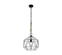 Suspension COTTINGHAM E27 1X40W en acier noir D370mm