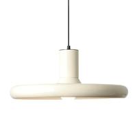 Suspension Créative En Fer, Abat-Jour Coloré Au Style Épuré, Douille E27 Encastrée, Luminaire Décoratif Pour Porche Ou Bar, Suspension À Une Tête Pour La Décoration Intérieure/Blanc