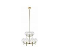 Markslöjd Crown lampe suspendue x20 W transparent-doré 107920