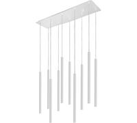 Suspension CULT Blanche Métal Ronde 10-Flmg Design Modern Élegant Salon Lampe