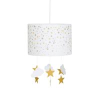 Atmosphera - Suspension enfant - blanc et jaune ocre D30 cm