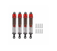 Suspension D'amortisseur Amortisseurs À Bain D'huile, 52-120 Mm, 4 Pièces, Pour Voitures Télécommandées 1/10, Monster Trucks, Buggy Et Touring Amortisseur Suspension(Red 100mm)