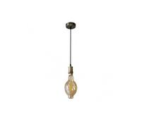 Suspension Dante 1xe27 Cuir/Ambre Ampoule Incluse 8w 3000k 640lm Regx12x12 Cm