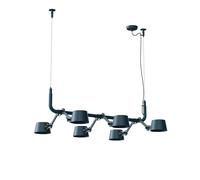 Suspension de 6 Pendentifs Bolt Bleu Tonnerre