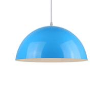 Suspension De Bureau Semi-Circulaire Lustre À Abat-Jour en Métal De Couleur Lampe Suspendue De Décoration De Café Luminaire De Plafond De Restaurant Lampe À Suspension pour Bar Commercial