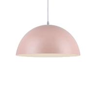 Suspension De Bureau Semi-Circulaire Lustre À Abat-Jour en Métal De Couleur Lampe Suspendue De Décoration De Café Luminaire De Plafond De Restaurant Lampe À Suspension pour Bar Commercial