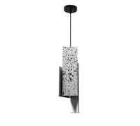 Suspension de Cuisine Style terrazzo, Abat-Jour en Ciment, culot E26-4 Couleurs au Choix. Idéale pour Une Table à Manger ou Un Bar.