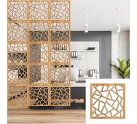 Suspension De La Pièce De Séparation, Suspension Au Plafond, Décoration Murale Art Bois-Couleur, Motif Géométrique Moderne, Conception évidée pour La Décoration De Restaurant, One Color, 1Pc