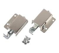 Suspension de meuble Suki argent 15 x 64 x 39mm, lot de 2