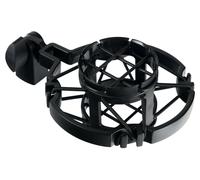 Pronomic MS-19 Suspension Microphone pour Capsules Small Diaphragm 19-50mm | Suspension micro noire pour capsules small diaphragm, Réduit au minimum les bruits de pas, Double ressort, Couleur: noir