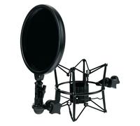 Suspension de Microphone Studio Anti-Choc Micro Bras Filtre anti Pop 45-52mm Set