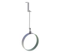 Suspension de plafond Jeremias EW-FU pour tiges filetées M8, avec insert d'insonorisation, Ø 250 mm