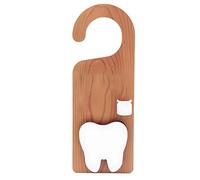 Suspension de porte Fée des dents en bois, cadeau pour la première dent perdue, souvenir pour enfant, support à monnaie, 25,5 x 9,3 cm, déco de chambre bébé