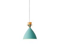 Suspension de Style Pastoral français, Fer forgé coloré créatif, Source Lumineuse E27, Lampe Suspendue à Une tête, Installation encastrée, éclairage de Plafond de café