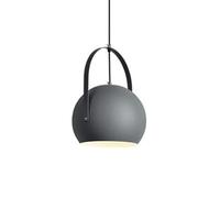 Suspension de Style Rustique français, Fer forgé Rond créatif, Source Lumineuse E27, Lampe Suspendue à Une tête, luminaires encastrés (Naturel 20 cm)