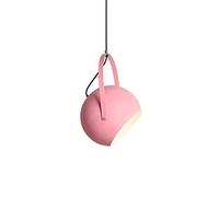 Suspension de Style Rustique français, Fer forgé Rond créatif, Source Lumineuse E27, Lampe Suspendue à Une tête, luminaires encastrés (Rose 20 cm)