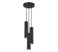 Suspension De Table Noire GU10 Réglable B:19,5 Cm Lampe À Suspendre Cuisine