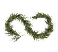 Suspension de vacances en feuille de vacances - Drapeo de porche de Noël long accent rustique, couloir mural de la ferme, emballage de porte Yuletide | Cintre de vaccins à feuilles persistantes