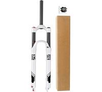 Suspension De Vélo De Montagne Air Roue Avant Fourche 26 27,5 29 Pouces, Alliage De Magnésium 1-1/8" Fourche Droite VTT Vélo Avant Fourche Ressort Débattement 140 Mm, Shoulder controla, 29inch