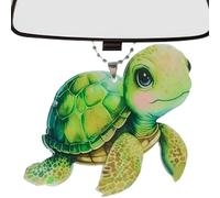 Suspension de voiture animale,Décoration de figurine de tortues de mer plates d'intérieur de voiture - Décoration de rétroviseur de voiture et pendentif de voiture acrylique réaliste - pour porte