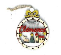 Suspension Décorative de Noël en Bois Ajouré - Clémence