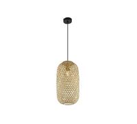 - Suspension design bambou Mirena - Diam. 22 x H. 120 cm - Beige naturel - Mirena