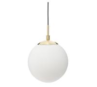 Suspension boule ""Dris"" métal doré D20cm - Atmosphera createur d'interieur