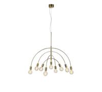 Suspension design en laiton 9 bras E27 40W - Markslöjd - Lavello
