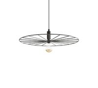 Suspension design lampe suspendue rétro roue lampe de salon noir D 45 cm
