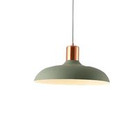 Suspension Design Nordique, Lustre créatif pour Chambre à Coucher, Restaurant, café, Salon de thé, plafonnier Simple en Forme de Macaron, pour îlot de Cuisine, Table à Manger (Gris 30 cm)