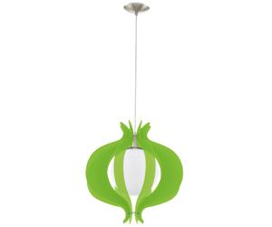 Suspension design salle à manger cuisine suspension boule de verre vert dans un ensemble comprenant des ampoules LED
