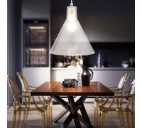 Plafonnier suspendu design lampe suspendue transparente salon chambre éclairage