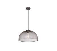Globo Lighting Suspension Moniga – design vintage – H. 150 cm – Gris chromé