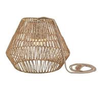 SISINE-Suspension d'extérieur LED Rotin 3 intensités rechargeable Ø40cm naturel New Garden