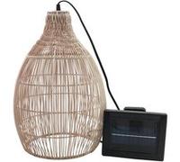 Suspension d'extérieur nomade solaire HOLIDAY Beige Polyrotin H42cm Beige G