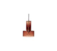 Suspension d'intérieur en verre marron, E27, 1 ampoule - Hübsch, Ripple - 20x20x27 cm