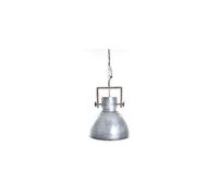 Suspension DKD Home Decor Argenté Métal Bois de manguier 50 W 40 40 50 cm