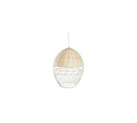 Suspension DKD Home Decor Métal Clair Rotin 50 W 30 30 38 cm Multicolore