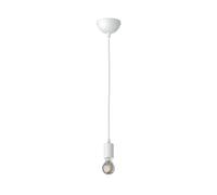 Suspension DORI blanc mat + ampoule LED 370lm blanc extra-chaud