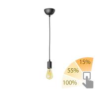 Suspension DORI noir mat incl. E27 LED Vintage or max. 814lm [EEK: E]